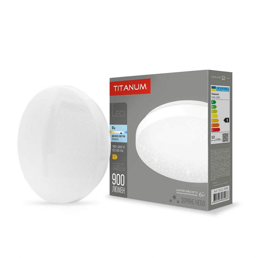 Світ-к LED 12W 900Lm 5000K 220V  Зоряне небо TLCL-125S