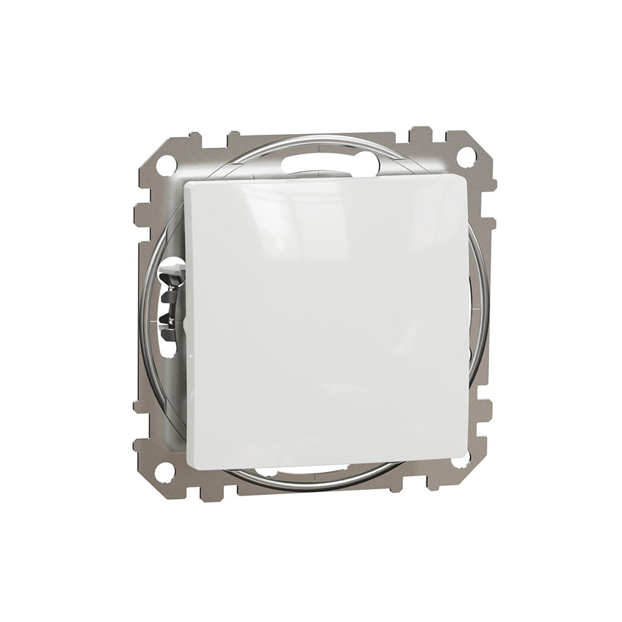 Одноклавішний вимикач Білий Sedna Design SDD111101