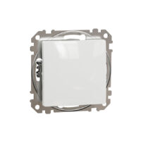 Одноклавішний перемикач IP44 Білий Sedna Design