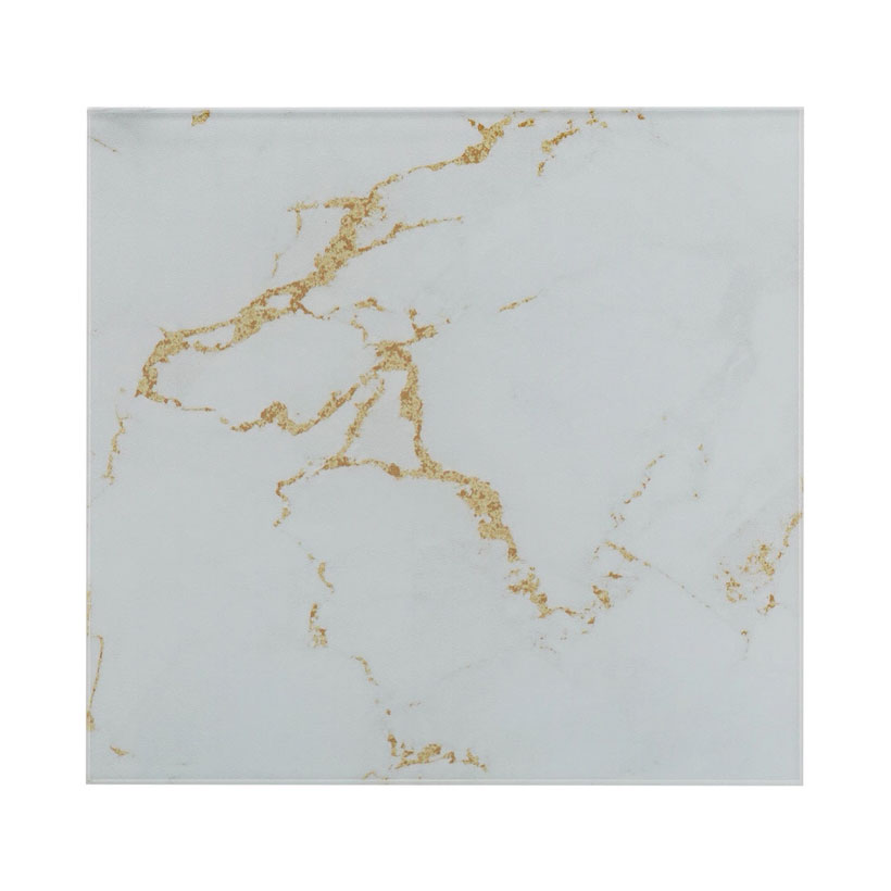 Панель airRoxy MARBLE WHITE GOLD Glass (01-185)