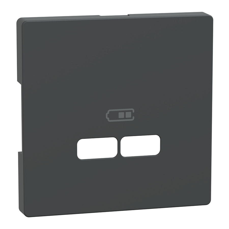Центральна накладка для USB Антрацит Merten D-Life