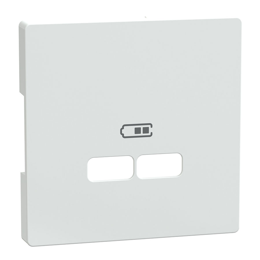 Центральна накладка для USB Білий лотос Merten D-Life
