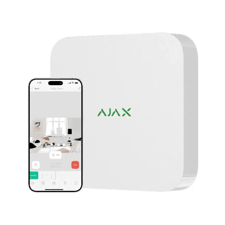 Мережевий відеореєстратор Ajax NVR (16ch) (8EU) White