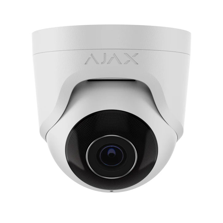 Дротова охоронна IP-камера Ajax TurretCam (5 Mp/4 mm) White