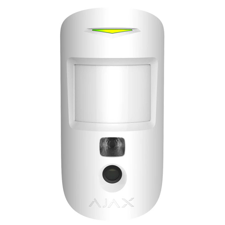 Бездротовий датчик руху Ajax MotionCam White