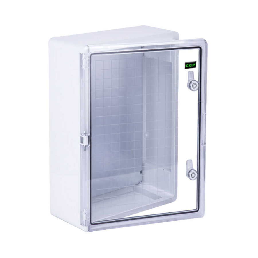 Бокс монтаж. пласт. IP65 прозора дверка 250х350х150 СКІМ