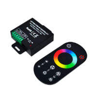 #175 RGB Контролер RF Music 18А DC12-24V Радіо – Сенсорний 8 кнопок