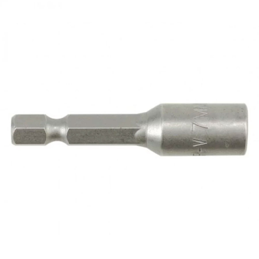 Насадка торцева магнітна YATO Hex 1/4″ 7 х 48 мм YT-1502