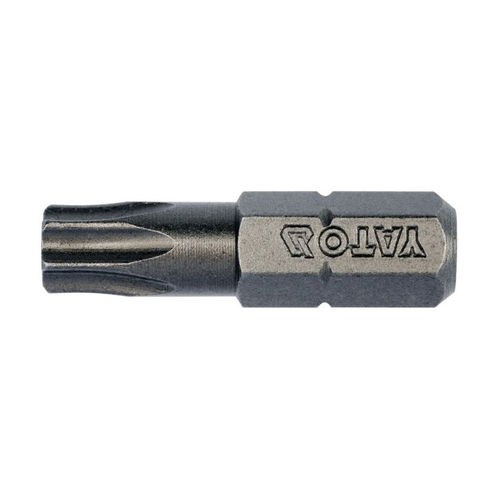 Насадка викруткова Torx YATO 1/4″ T30 х 25 мм 10 шт YT-78146