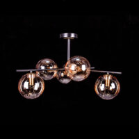 Люстра P9-2949/1W Copper/amber ball