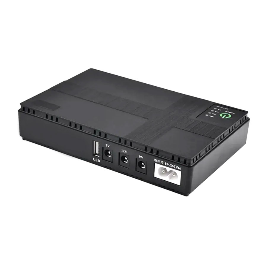 Блок безпер.живл. DC18 (Mini UPS 5, 9, 12 В для роутерів, міні ПК, IP камер) TM Luxeon