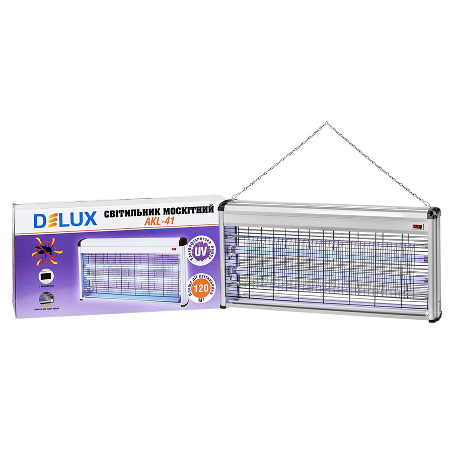 Світ-к спец. DELUX AKL-41 2*20Вт пастка для комах
