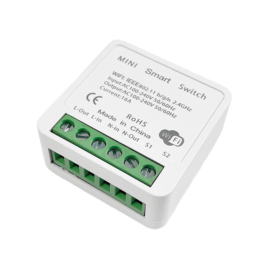 Реле в підрозетник WiFi 230В 16А з енергометром  LM6377 Розумний дім Tuya