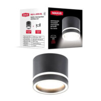 Св-к точковий наклад.-врізний MAXUS L Downlight Base GX53 Black 2in1