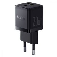Мереж. заряд. пристр. 20W QC3.0 + PD3.0 USB Type-C +USB + кабель Type-C to Type-C 60W 1m Baseus Palm