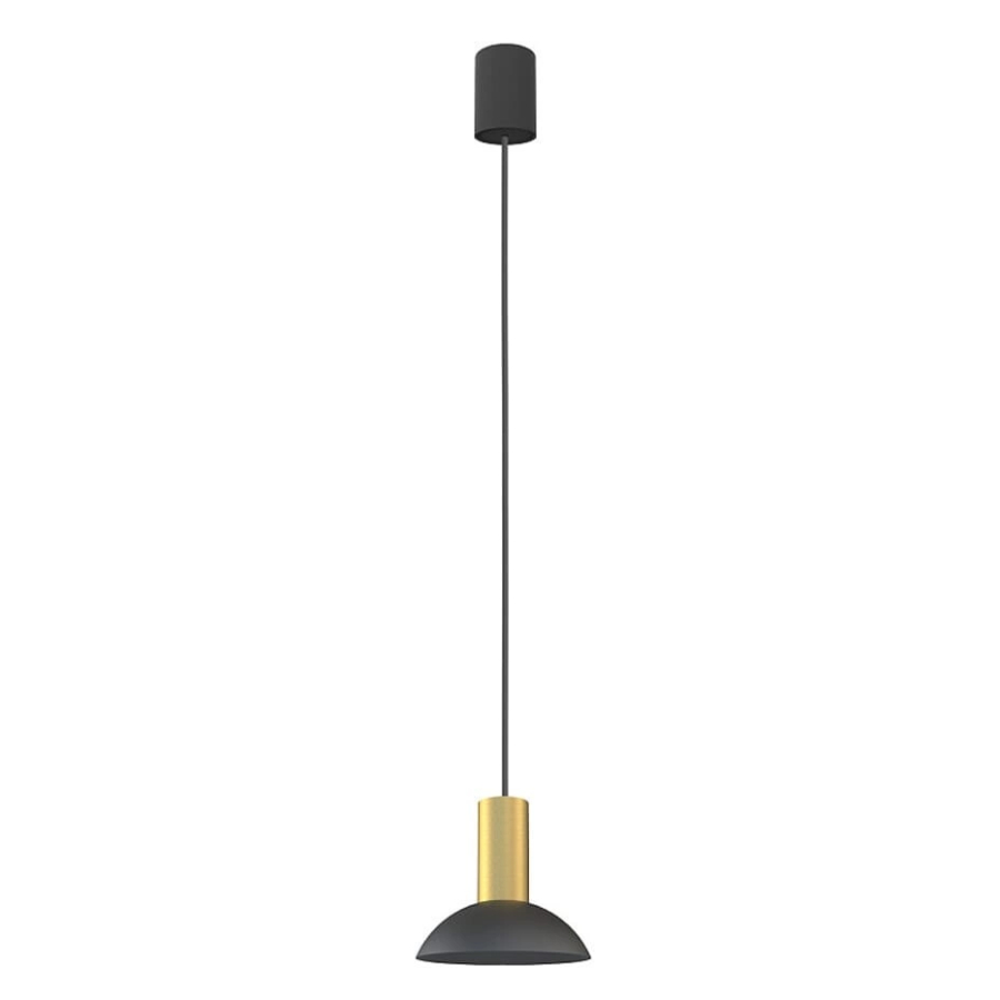 8194 Підвісний світильник Nowodvorski HERMANOS C BLACK/SOLID BRASS PL
