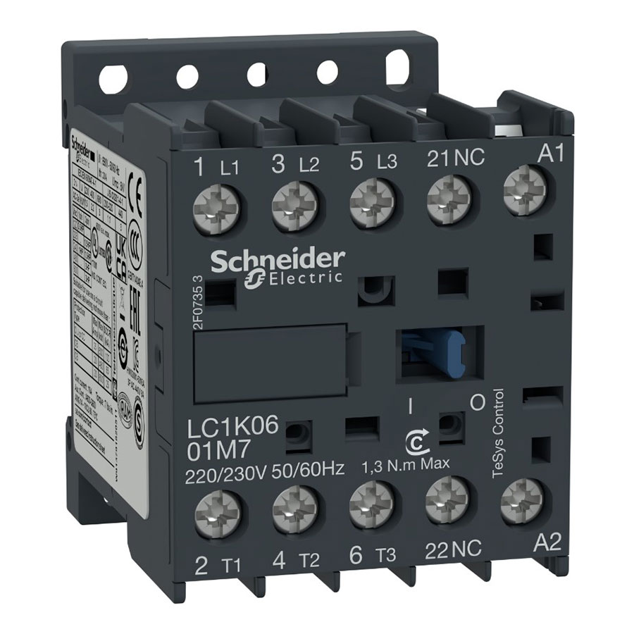 Контактор K 3P, 9A, H3, 220V 50/60Гц, затиск під гвинт