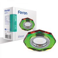 Вбудований світильник Feron 8170-2 під лампу срібло