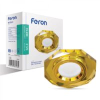 Вбудований світильник Feron 8170-2 під лампу срібло