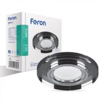 Вбудований світильник Feron 8170-2 під лампу срібло