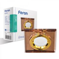 Вбудований світильник Feron 8170-2 під лампу срібло