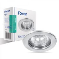 Вбудований світильник Feron 8170-2 під лампу срібло
