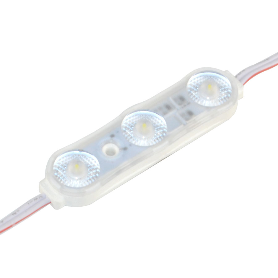LED-модуль лінза Shine 3LED 1,5Вт 24V!! IP65 7000K