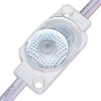 LED-модуль лінза 3LED 0,7Вт 12V 2835led IP65 синій OPTX