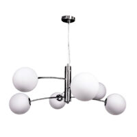Люстра P9-2777/6/CH Chomre/white ball