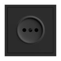 Розетка 1-на без з/з чорна Ardero Soft ER111-B Лампа 1-LED-791 G9 7W 700Lm 4100K 220V