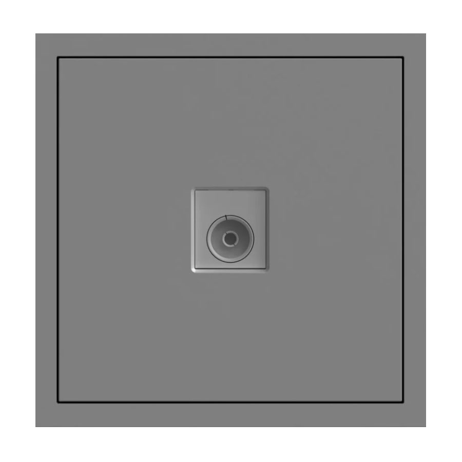 Розетка TV 1-на сіра Ardero Soft ER141TV-G