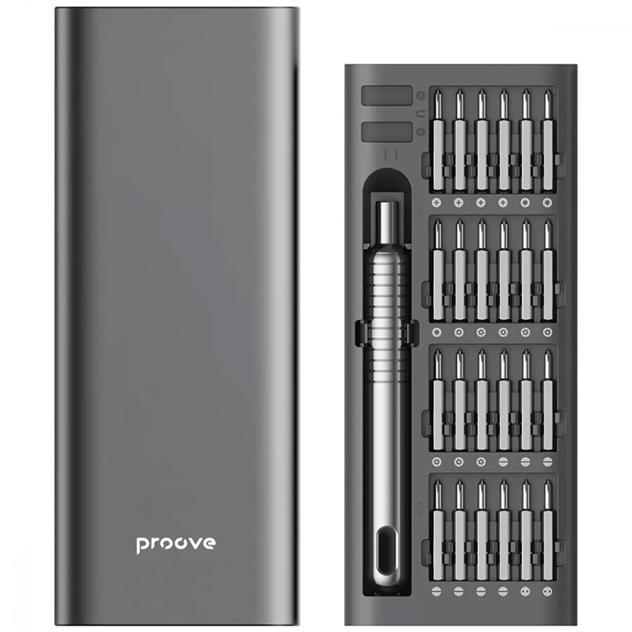 Набір викруток багатофункц. Proove Fixer 51 в 1 (сірий)