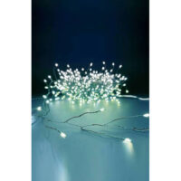 Гірлянда лінійна 22м. 220 LED 230v білий теплий, чорний провід