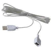 Гірлянда лінійна 22м. 220 LED 230v білий теплий, чорний провід