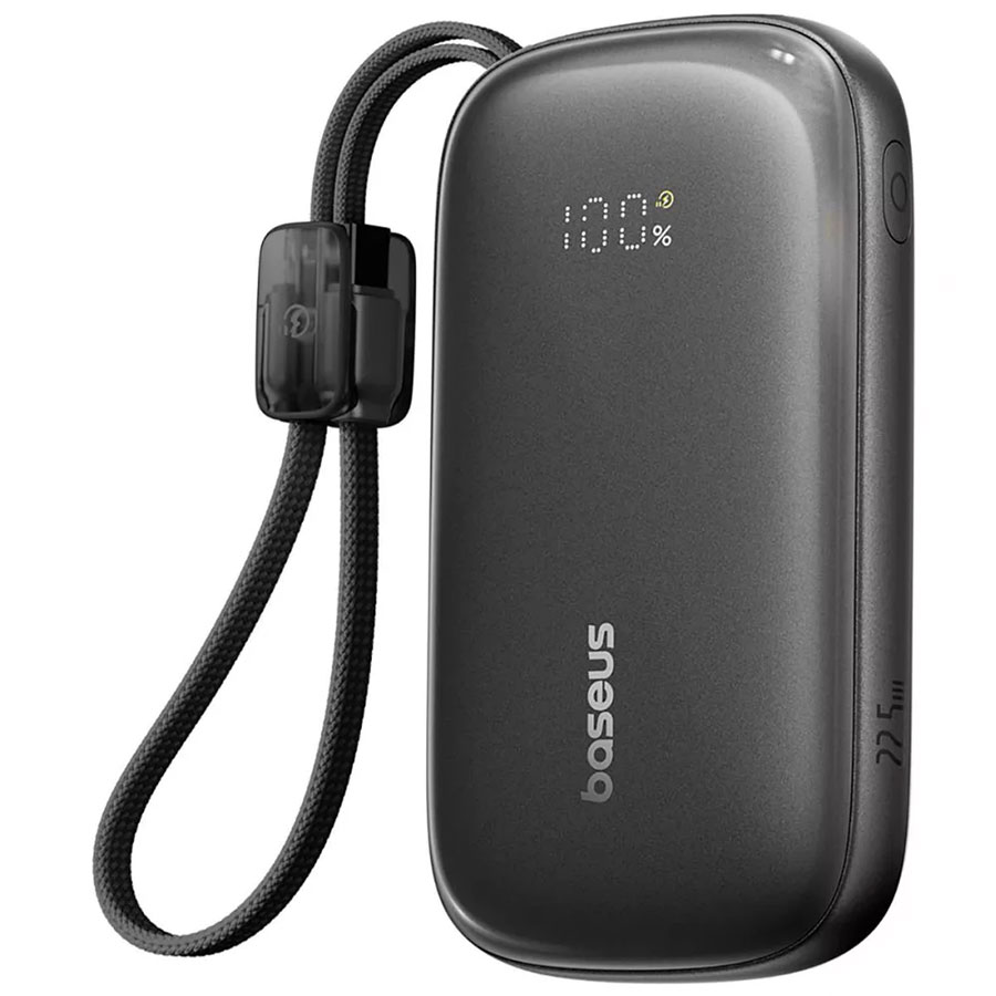 Павербанк 22.5W 10000mAh чорний Baseus EnerFill Qpow 3 Ultra