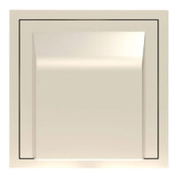 Вивід кабелю шампань Ardero Soft ER161C-C Датч.руху та освітл. інфрач. 800W 220V біл., VL-SPR24