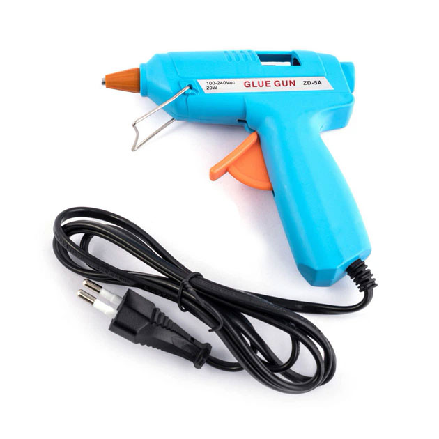 Пістолет клейовий 20Вт ZD-5А під клей 7мм в блістері