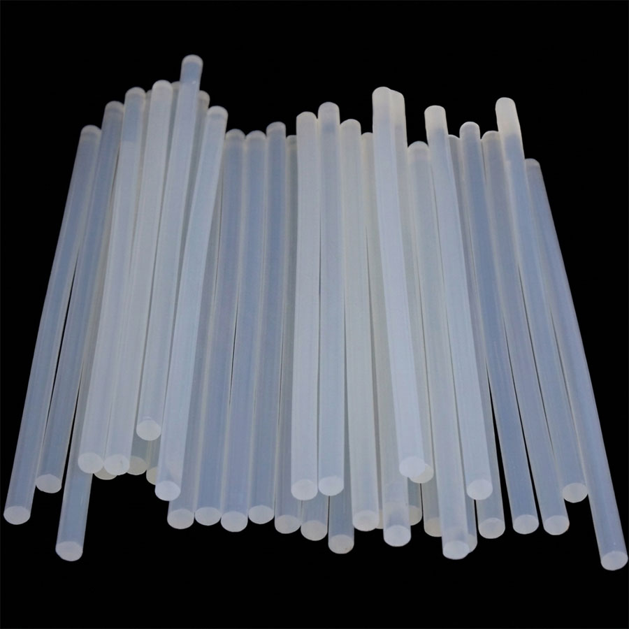 Термоклей тонкий діам 7мм, L=200мм прозорий Taiwan 1уп=1кг=134шт