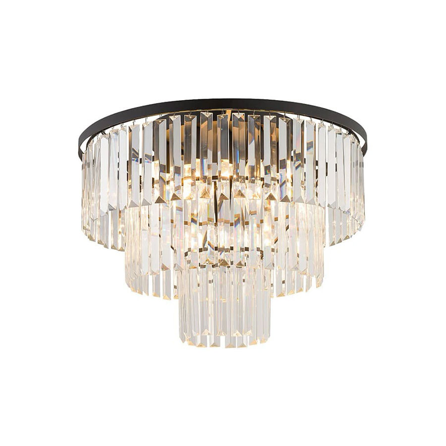 Люстра Nowodvorski 7627 Cristal M E14 9x25W IP20 чорна