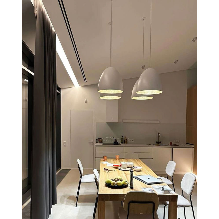 Підвісний світильник, люстра Nowodvorski 9023 Egg L E27 5x25W IP20 білий