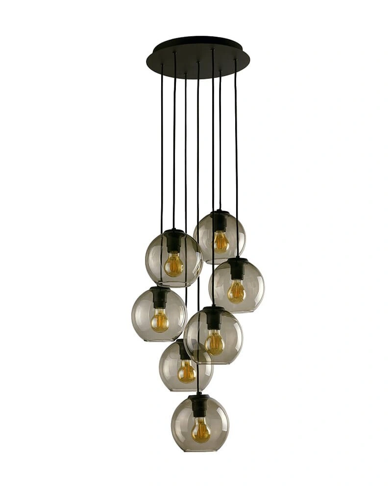 Люстра Nowodvorski 9131 Vetro E27 7x25W IP20 чорна