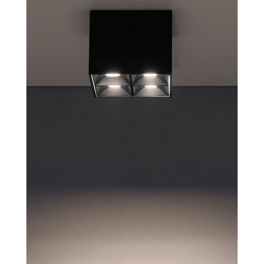 10057 Світильник Nowodvorski MIDI LED BLACK 16W 4000K CN
