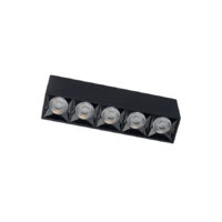 10065 Світильник Nowodvorski MIDI LED BLACK 20W 4000K RECESSED CN