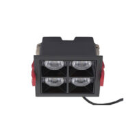 10065 Світильник Nowodvorski MIDI LED BLACK 20W 4000K RECESSED CN