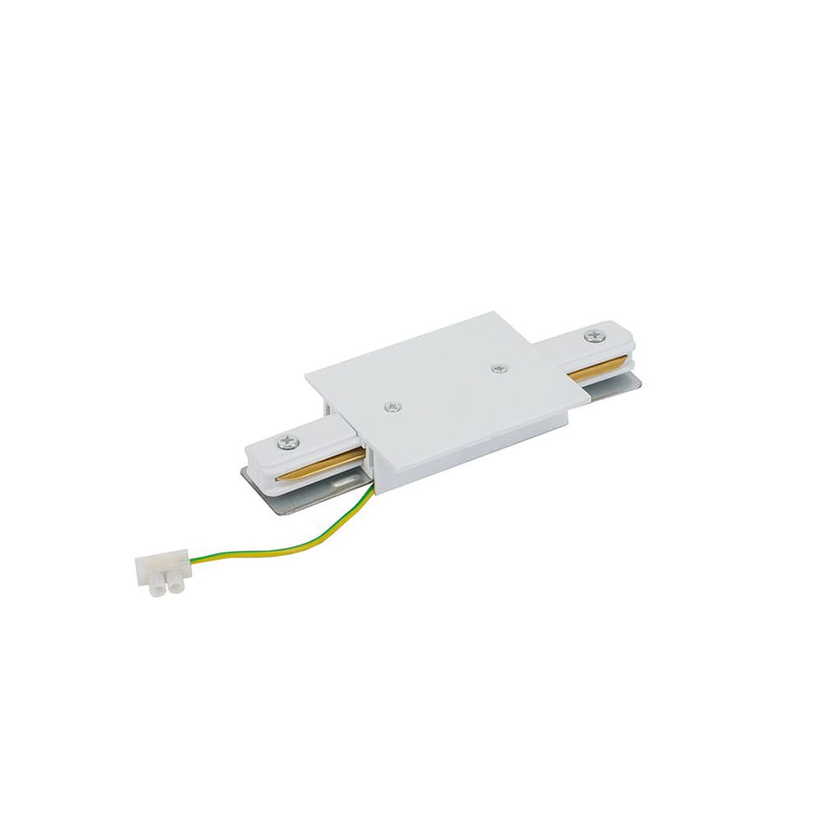 10227 З’єднувач Nowodvorski PROFILE RECESSED POWER STRAIGHT CONNECTOR WHITE CN