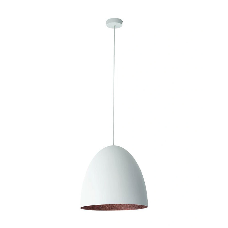 10323 Світильник підвіс Nowodvorski EGG WHITE/COPPER M PL