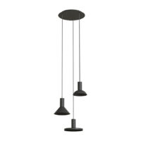 10905 Підвісний світильник Nowodvorski HERMANOS III BLACK PL 8687 Заглушка Nowodvorski CTLS RECESSED DEAD END CAP BLACK CN