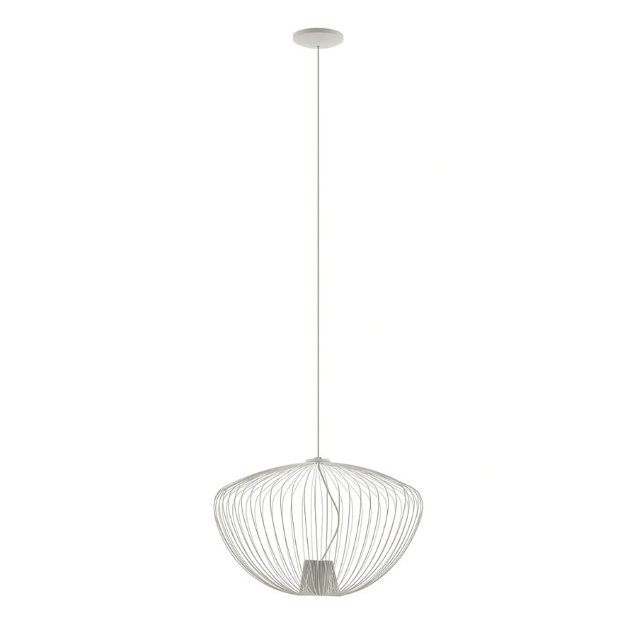 11244 Підвісний світильник Nowodvorski PUMPKIN M SILK GRAY PL