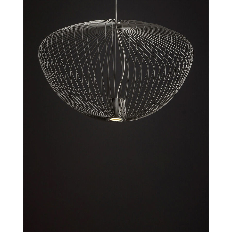 11251 Підвісний світильник Nowodvorski PUMPKIN L SILK GRAY PL