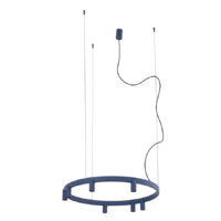 12283 Підвісний світильник Nowodvorski FOURTY ROUND LED VII ZWIS NAVY BLUE PL